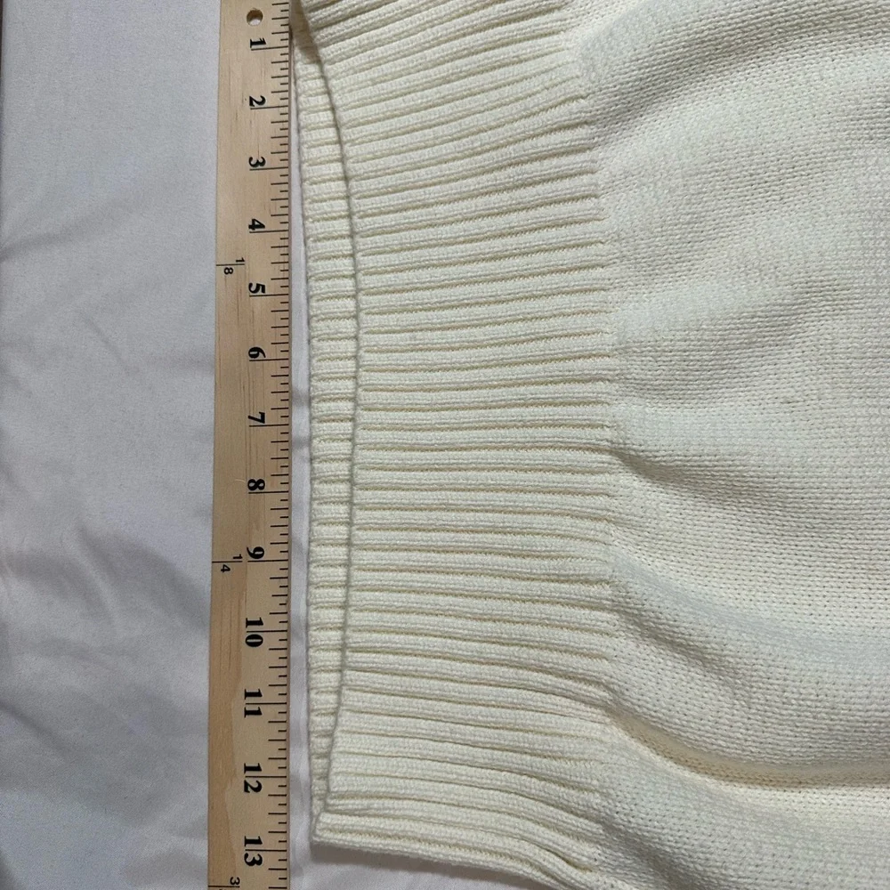 Free Assembly Cream Sweater with Pink and Purple Patterns- Cotton & Wool - Picture 11 of 15